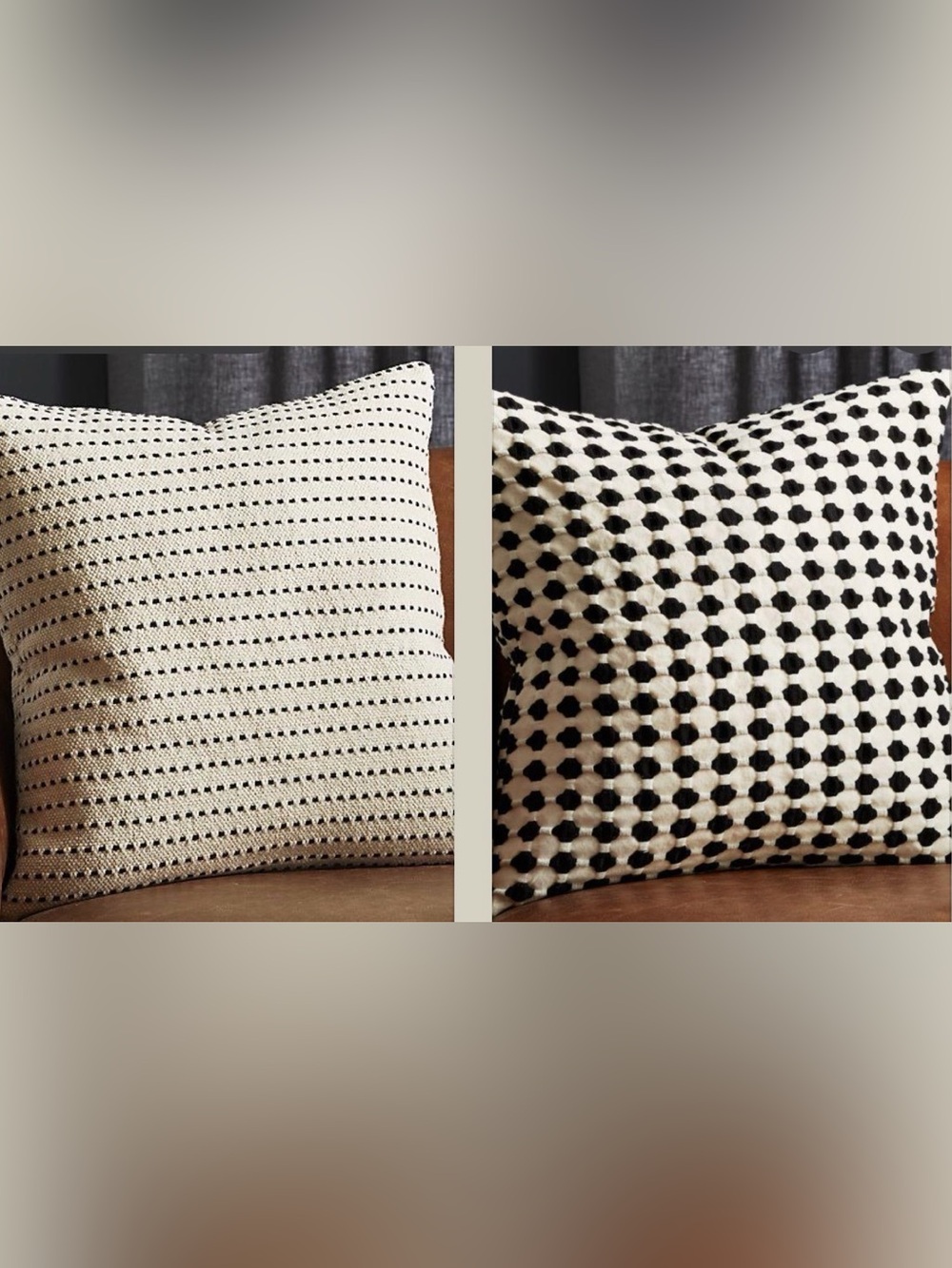 CB2 Throw Pillow Covers 20 x 20